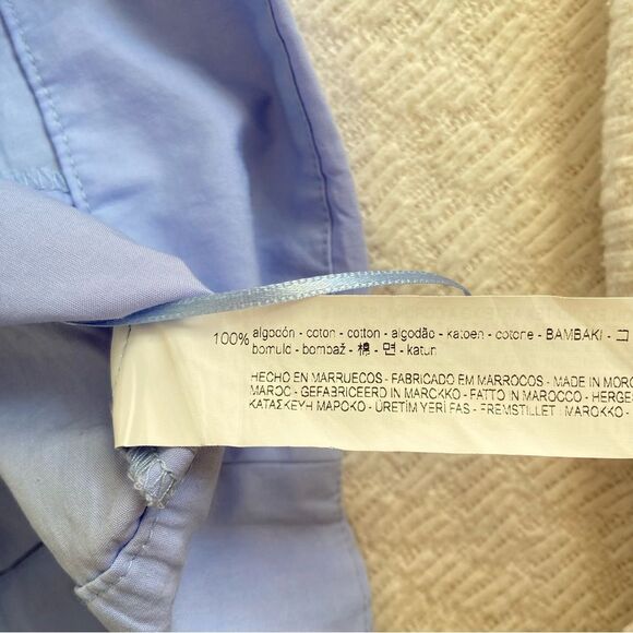 Zara Baby Blue Crop Top - Picture 4 of 4